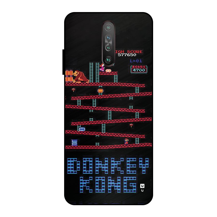 Classic Gorilla Game Metal Back Case for Poco X2