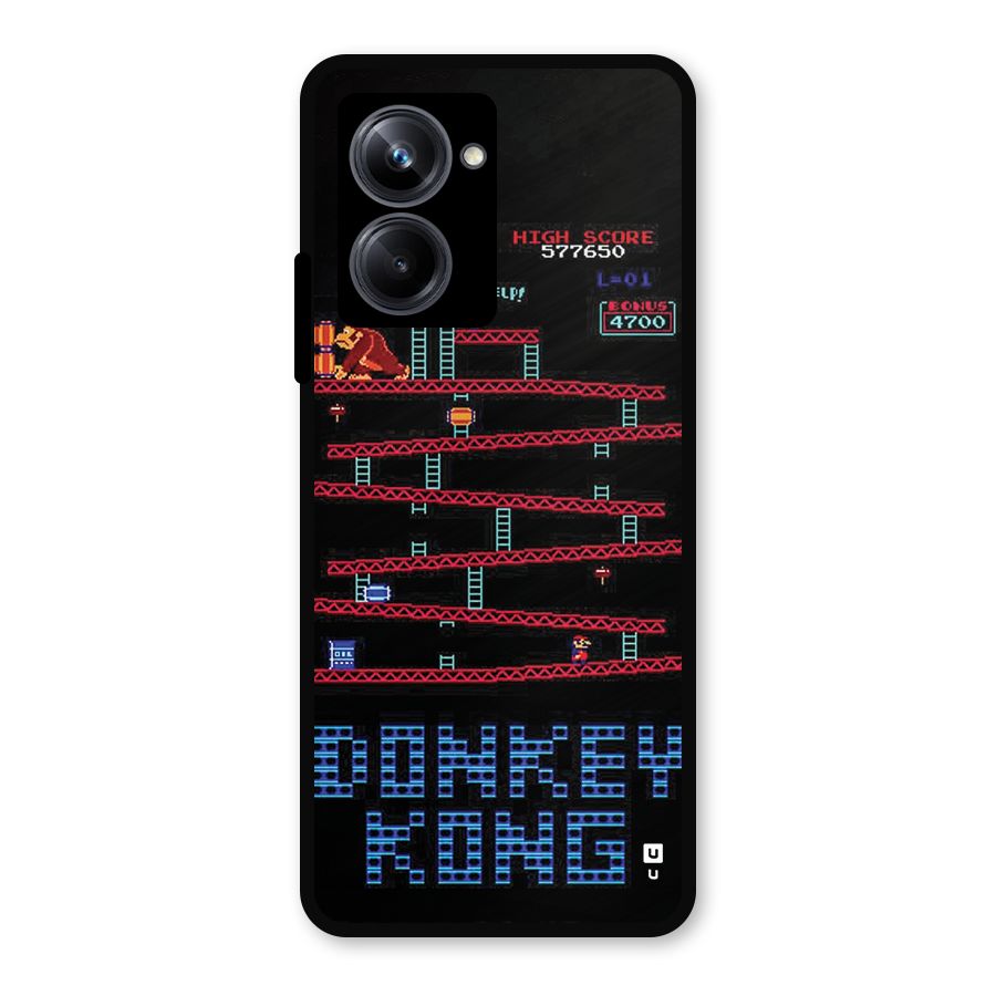 Classic Gorilla Game Metal Back Case for Realme 10 Pro