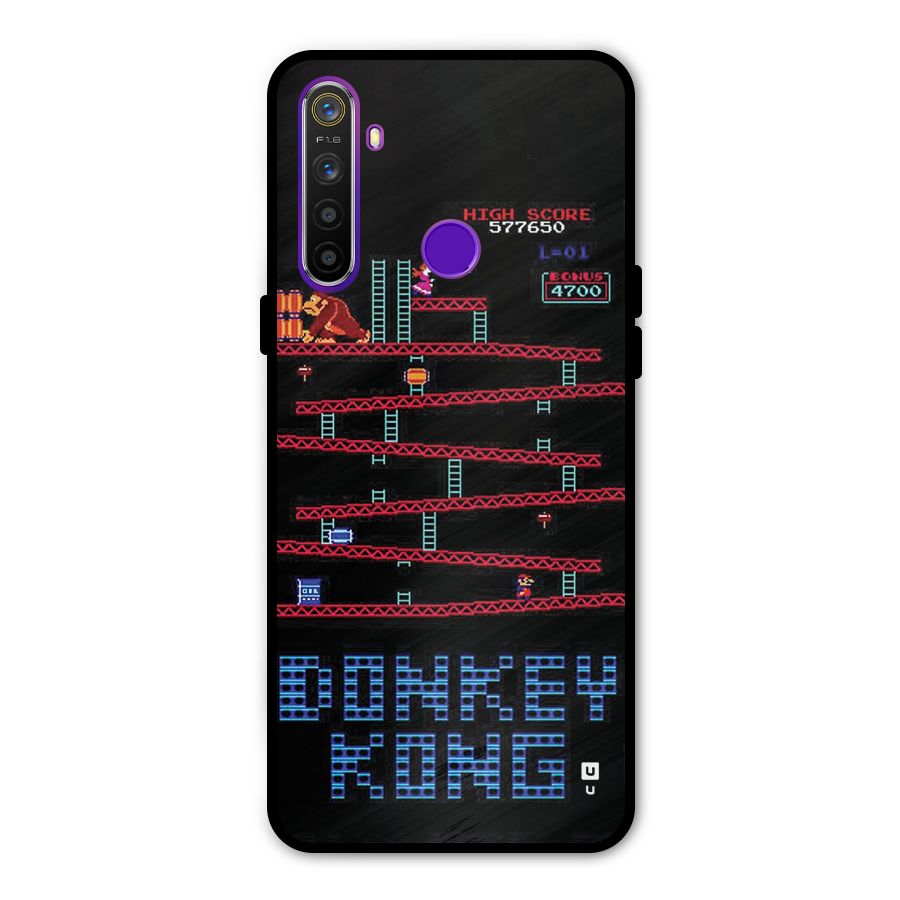 Classic Gorilla Game Metal Back Case for Realme 5