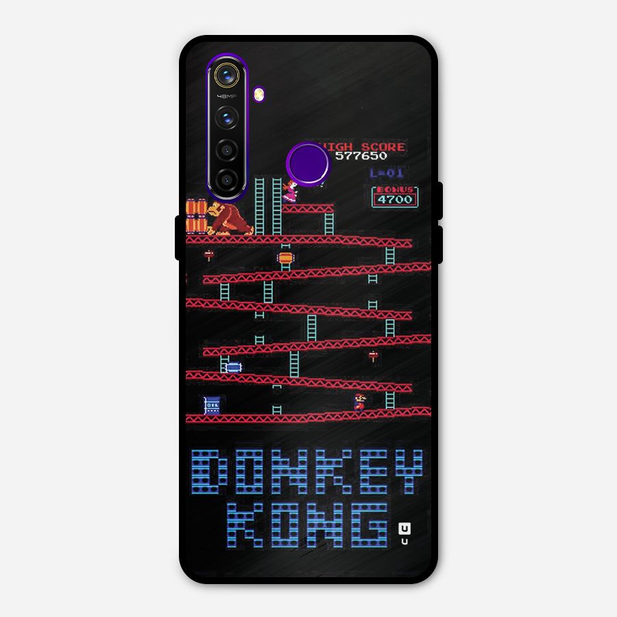 Classic Gorilla Game Metal Back Case for Realme 5 Pro