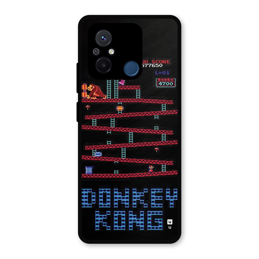Classic Gorilla Game Metal Back Case for Redmi 12C