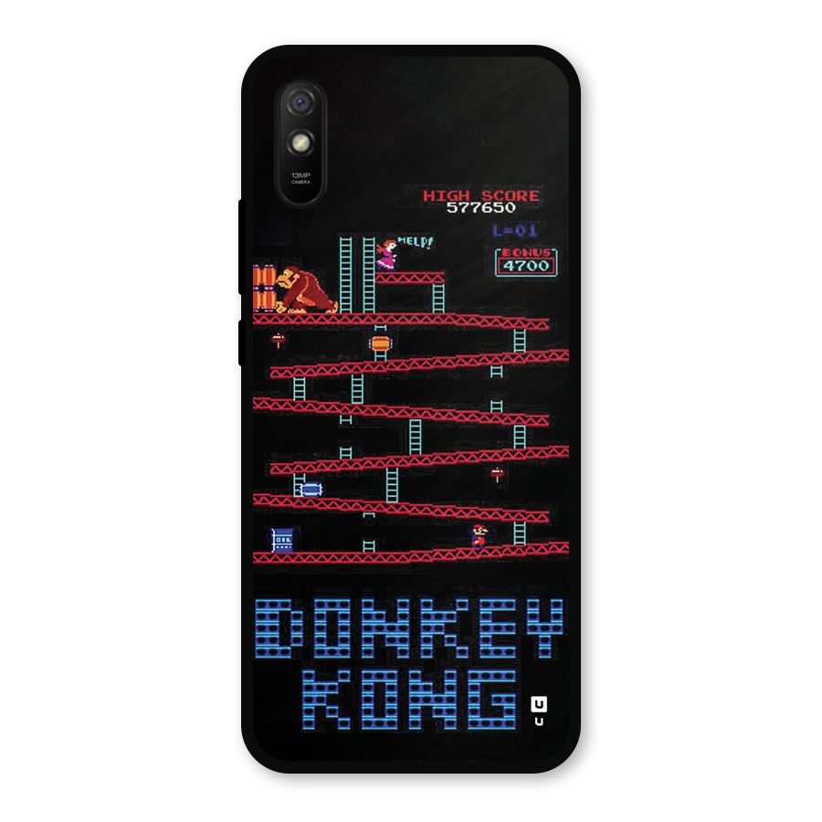 Classic Gorilla Game Metal Back Case for Redmi 9i