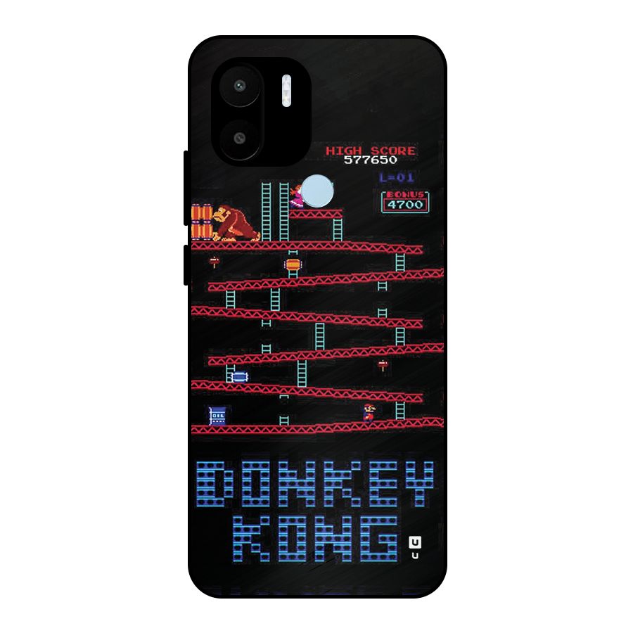 Classic Gorilla Game Metal Back Case for Redmi A1 Plus