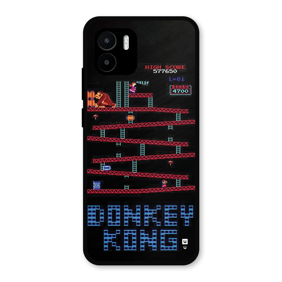 Classic Gorilla Game Metal Back Case for Redmi A2