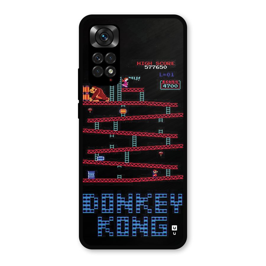 Classic Gorilla Game Metal Back Case for Redmi Note 11