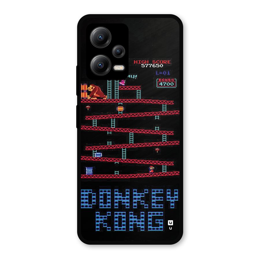 Classic Gorilla Game Metal Back Case for Redmi Note 12 5G