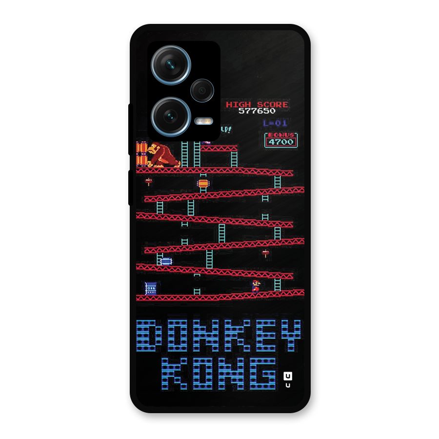 Classic Gorilla Game Metal Back Case for Redmi Note 12 Pro Plus 5G