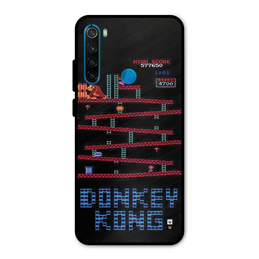 Classic Gorilla Game Metal Back Case for Redmi Note 8
