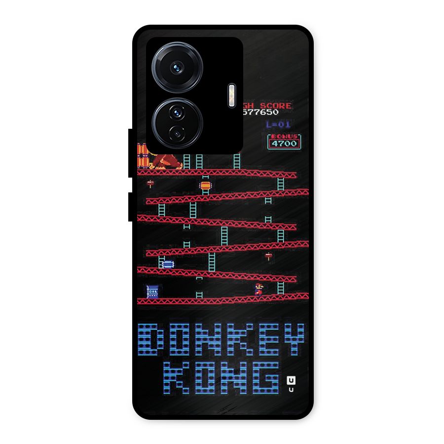 Classic Gorilla Game Metal Back Case for Vivo T1 Pro