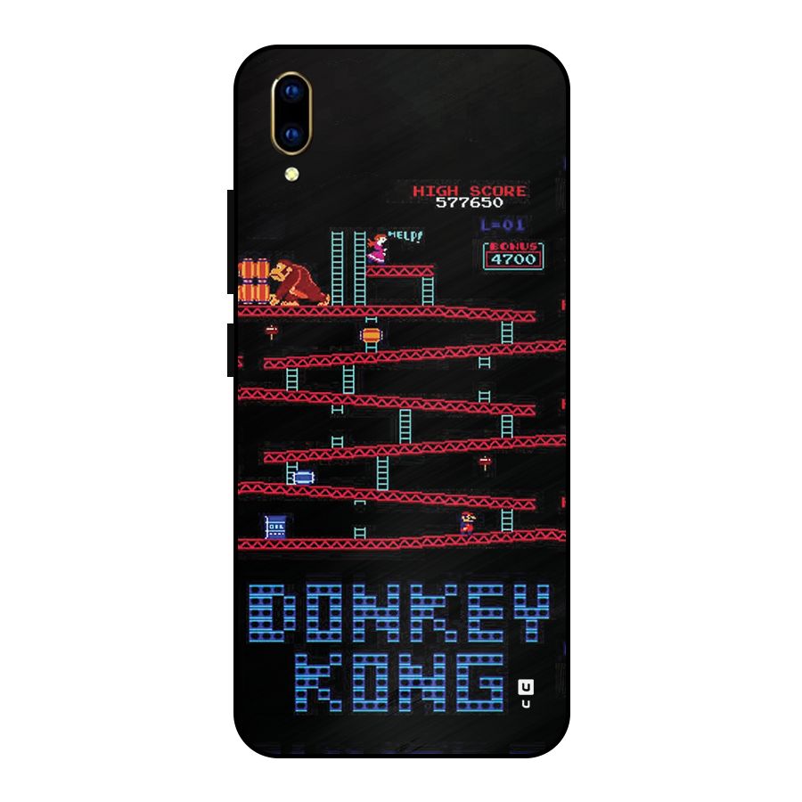 Classic Gorilla Game Metal Back Case for Vivo V11 Pro