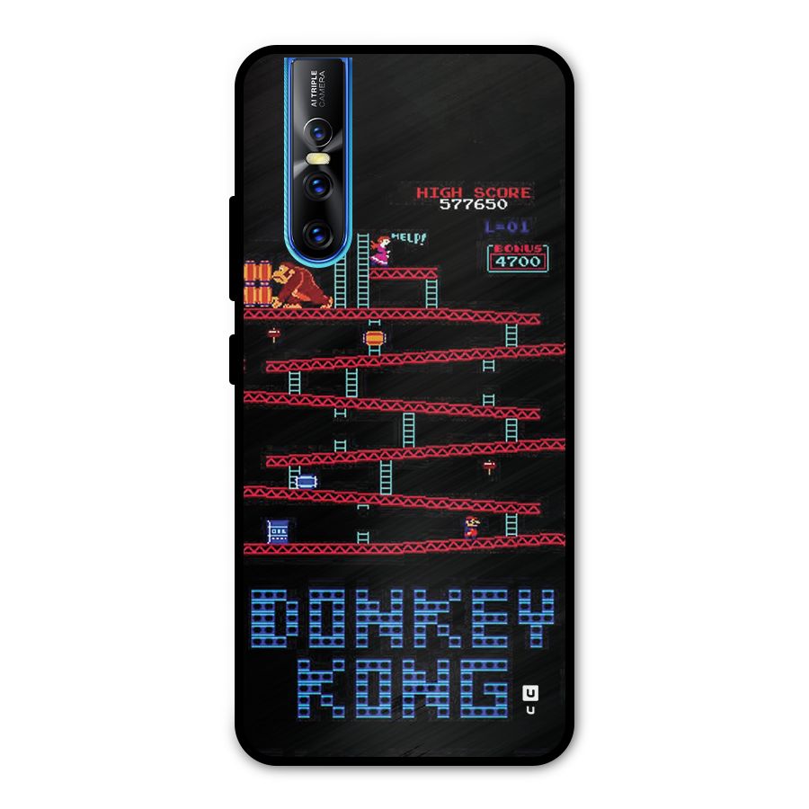 Classic Gorilla Game Metal Back Case for Vivo V15 Pro