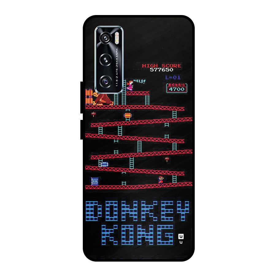 Classic Gorilla Game Metal Back Case for Vivo V20 SE