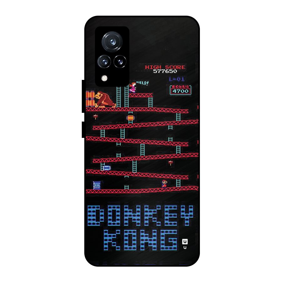 Classic Gorilla Game Metal Back Case for Vivo V21 5G