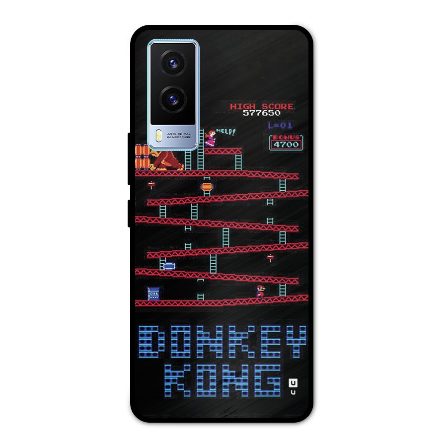 Classic Gorilla Game Metal Back Case for Vivo V21e 5G