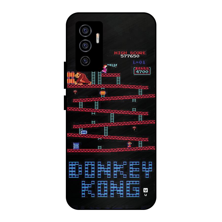 Classic Gorilla Game Metal Back Case for Vivo V23e