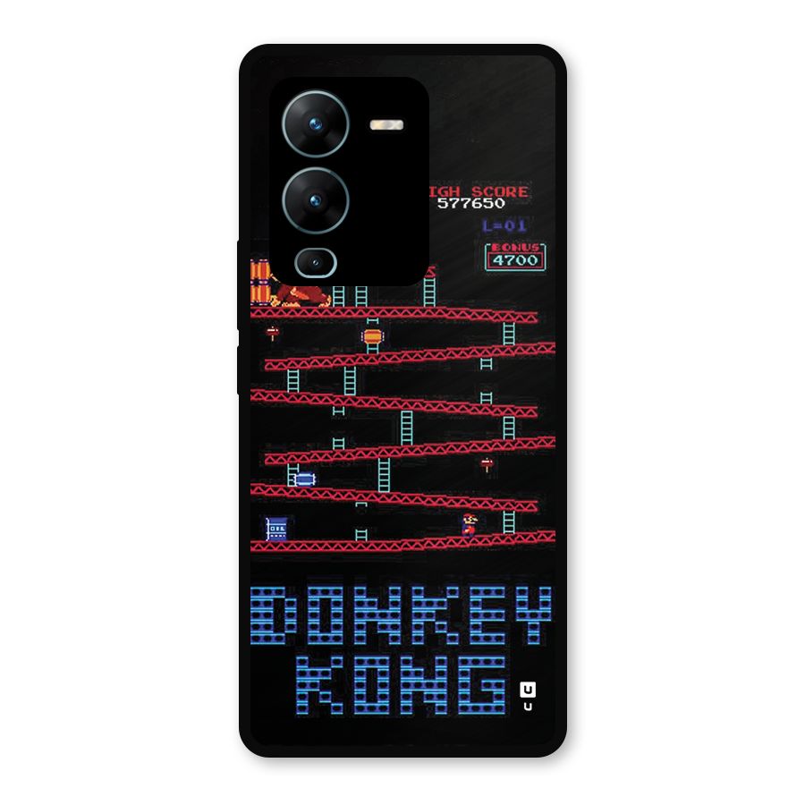 Classic Gorilla Game Metal Back Case for Vivo V25 Pro