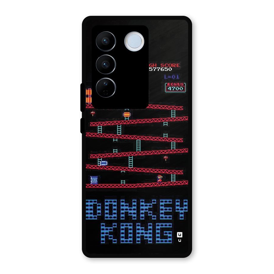Classic Gorilla Game Metal Back Case for Vivo V27