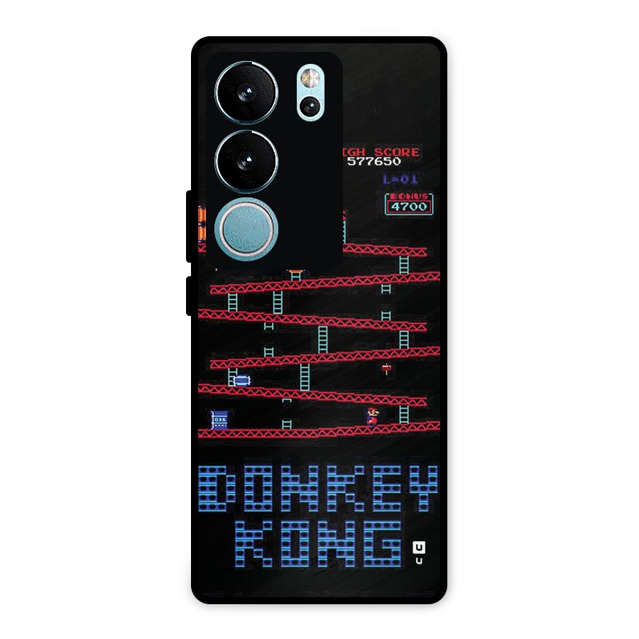 Classic Gorilla Game Metal Back Case for Vivo V29 Pro