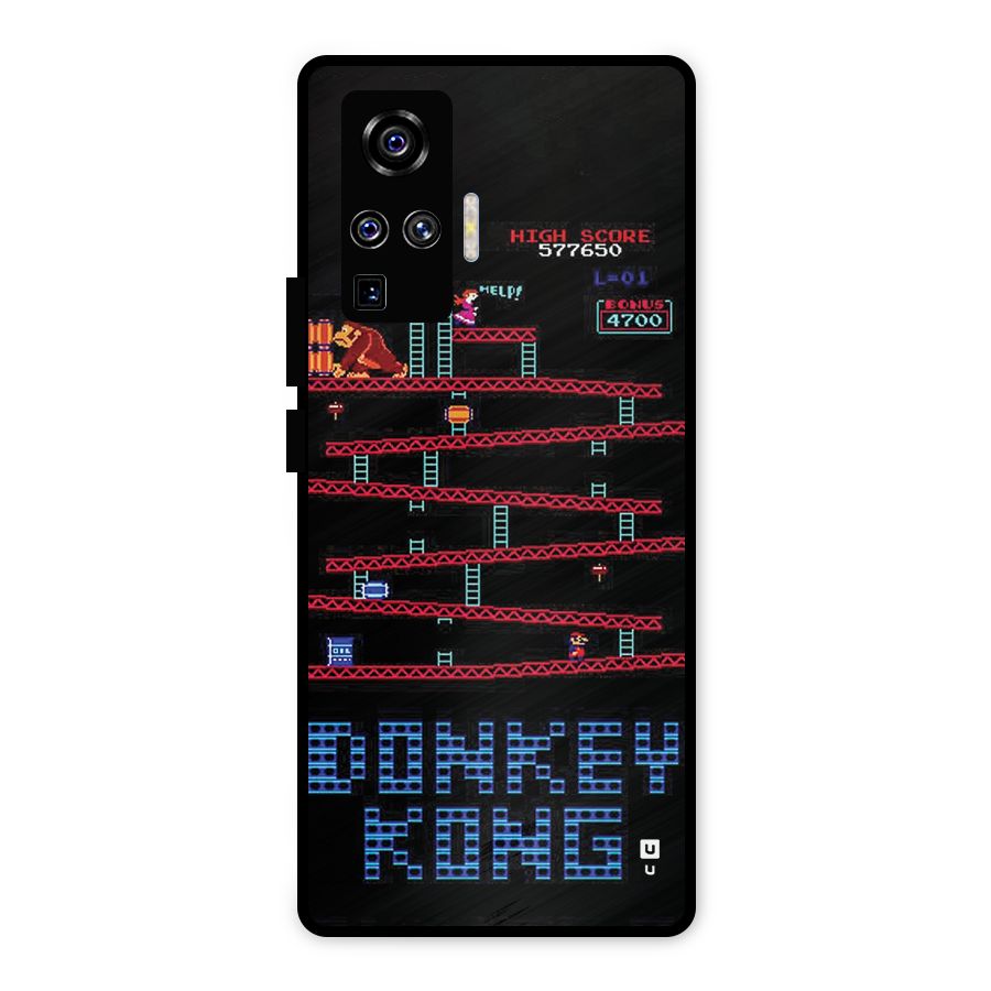 Classic Gorilla Game Metal Back Case for Vivo X50 Pro