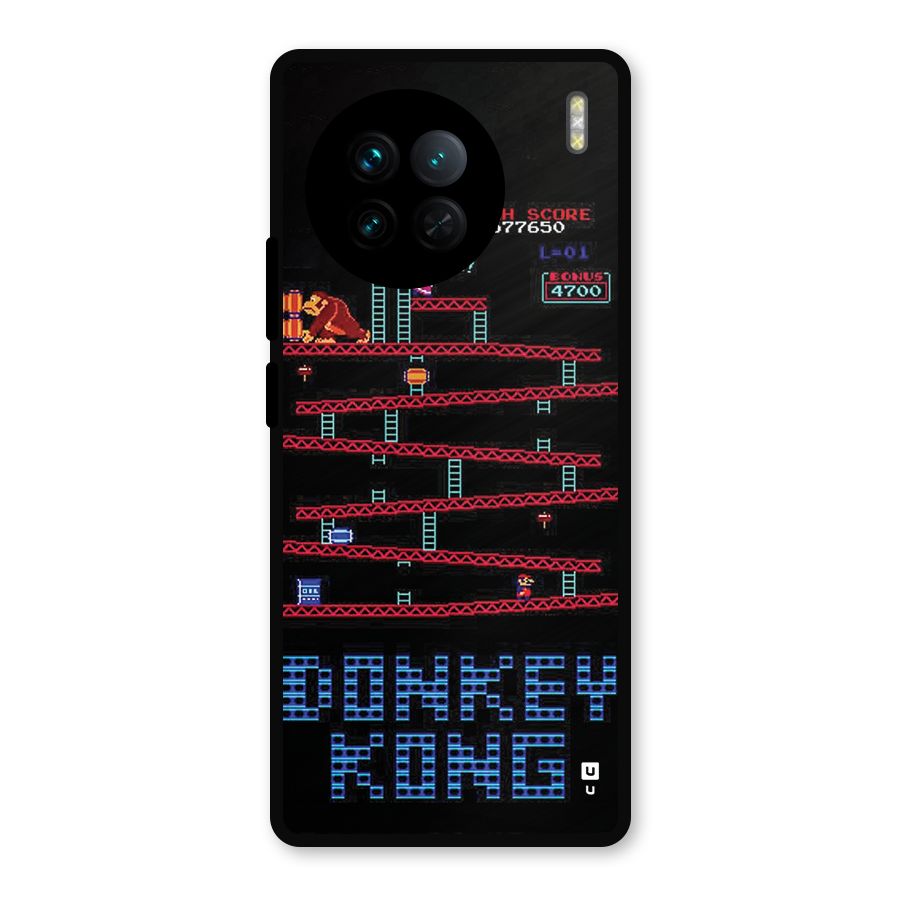 Classic Gorilla Game Metal Back Case for Vivo X90