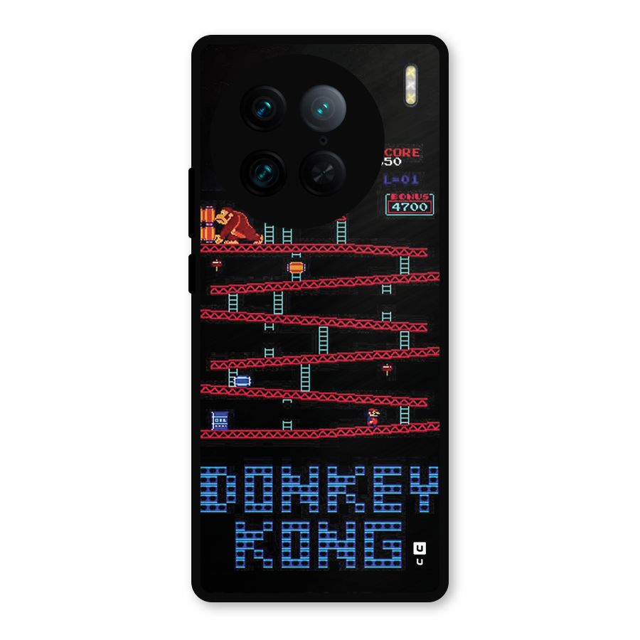 Classic Gorilla Game Metal Back Case for Vivo X90 Pro