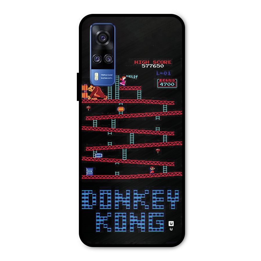 Classic Gorilla Game Metal Back Case for Vivo Y31