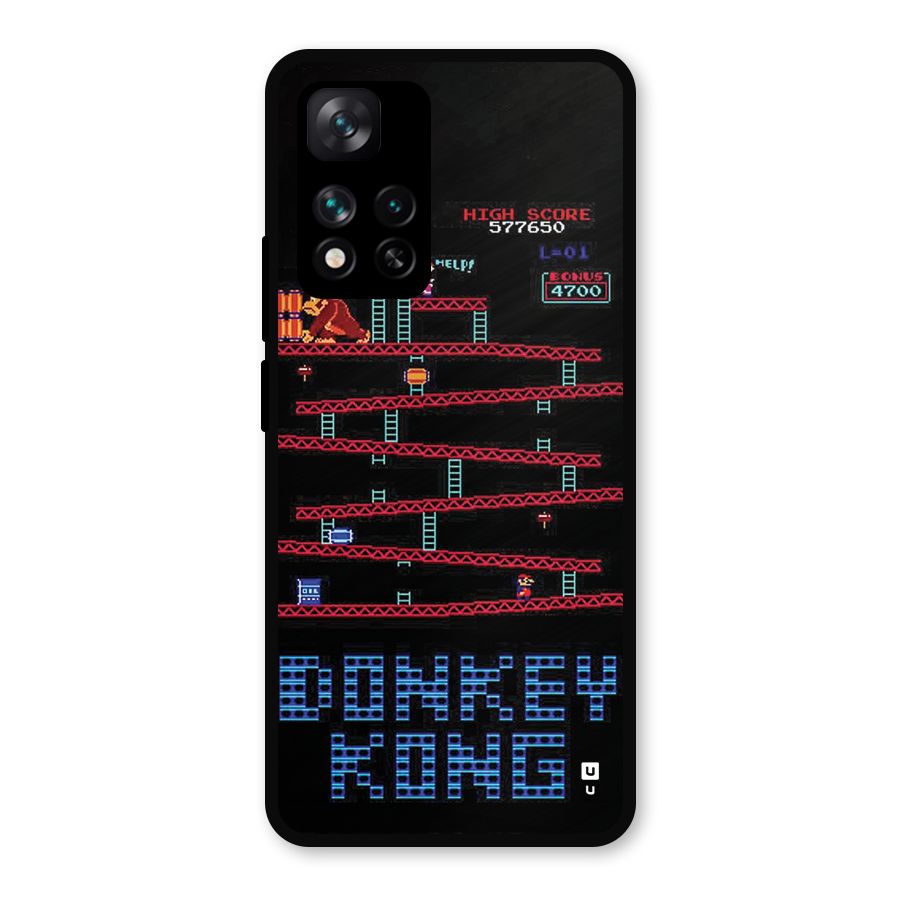 Classic Gorilla Game Metal Back Case for Xiaomi 11i 5G