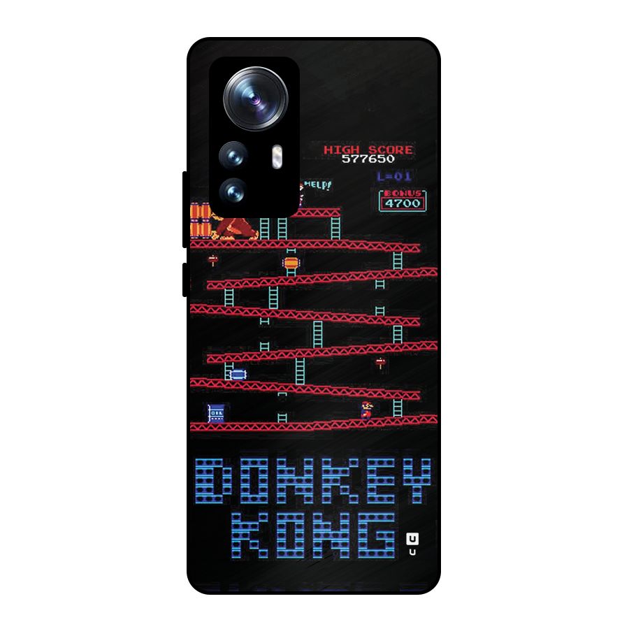 Classic Gorilla Game Metal Back Case for Xiaomi 12 Pro