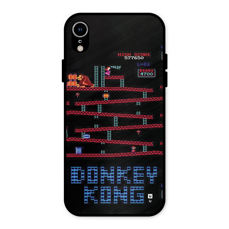 Classic Gorilla Game Metal Back Case for iPhone XR