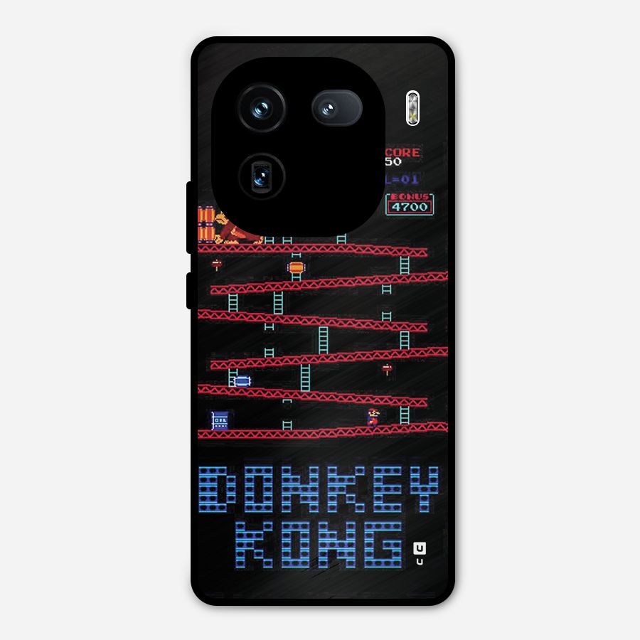 Classic Gorilla Game Metal Back Case for iQOO 12