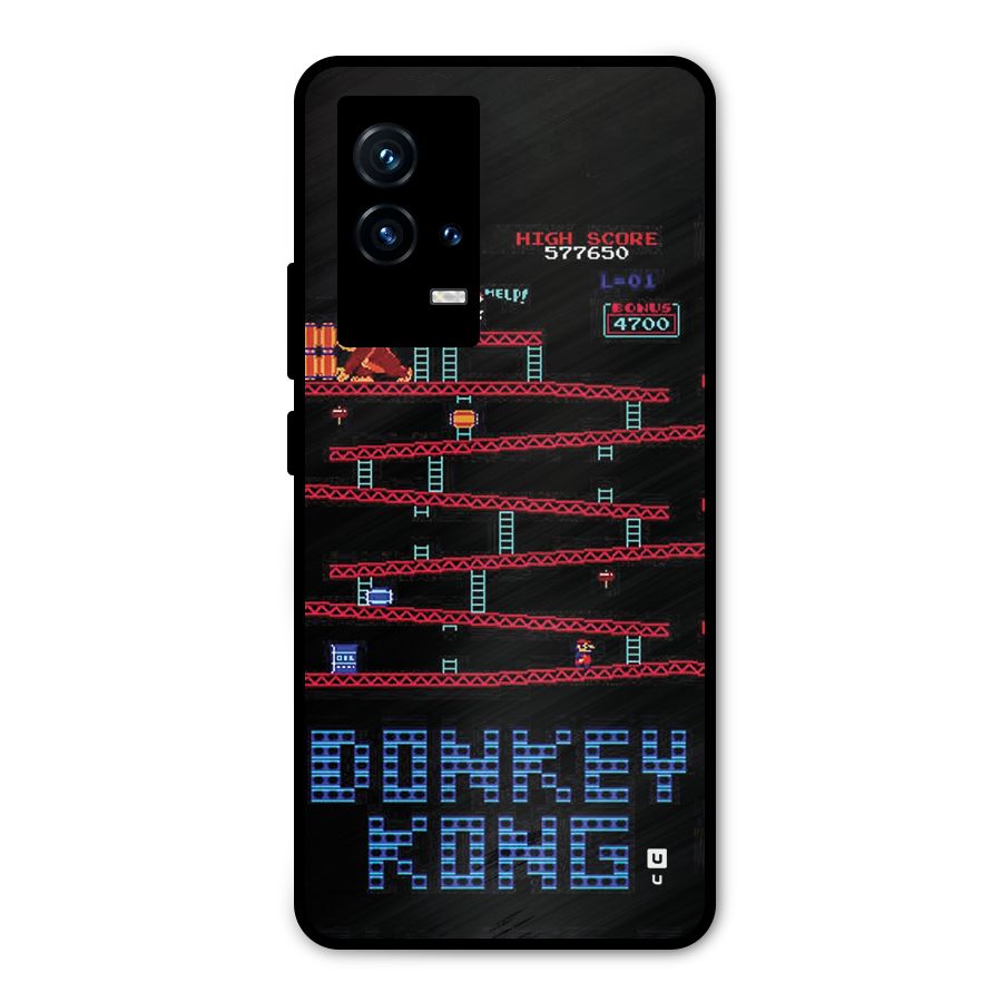Classic Gorilla Game Metal Back Case for iQOO 9 5G