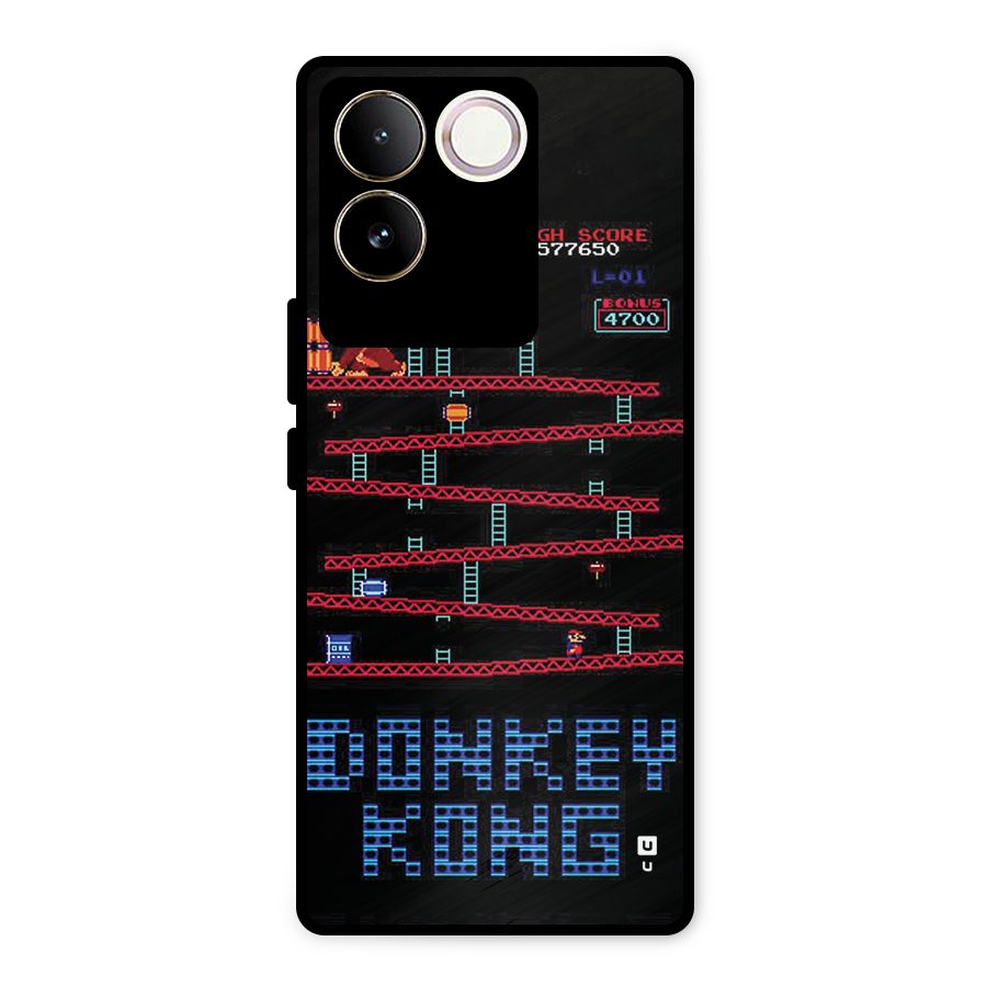 Classic Gorilla Game Metal Back Case for iQOO Z7 Pro