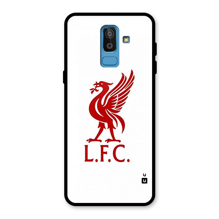 Classic LiverPool Glass Back Case for Galaxy J8