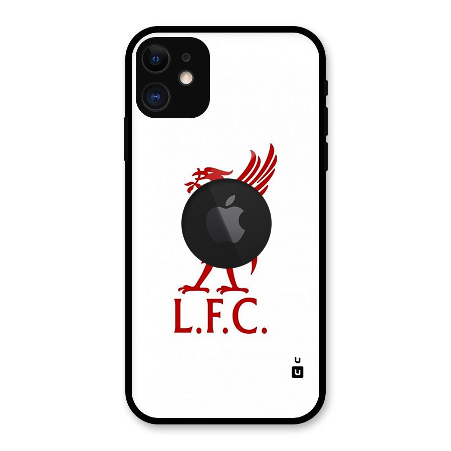 Classic LiverPool Glass Back Case for iPhone 11 Logo Cut