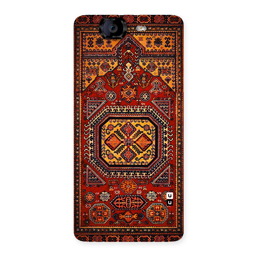 Classic Luxury Carpet Pattern Back Case for Canvas Knight A350
