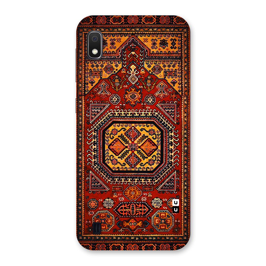 Classic Luxury Carpet Pattern Back Case for Galaxy A10