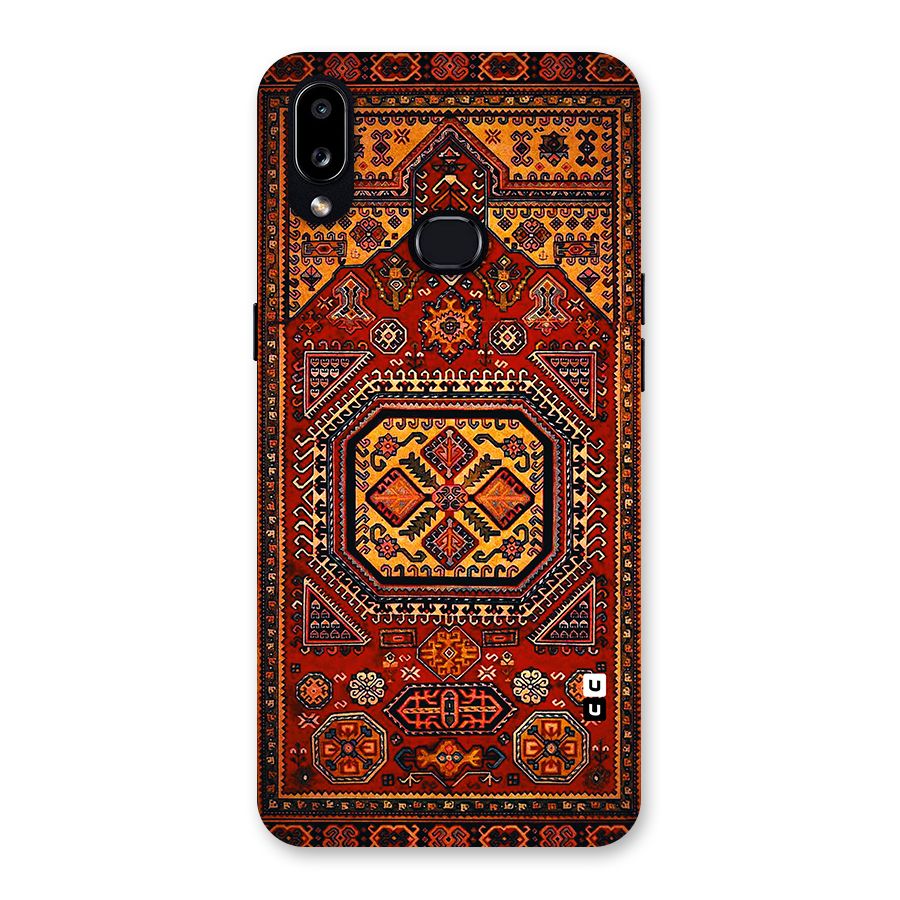 Classic Luxury Carpet Pattern Back Case for Galaxy A10s
