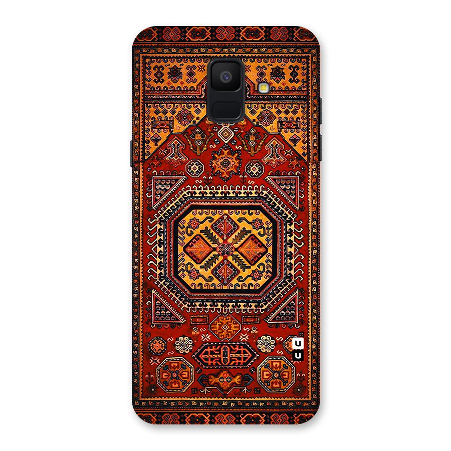 Classic Luxury Carpet Pattern Back Case for Galaxy A6 (2018)