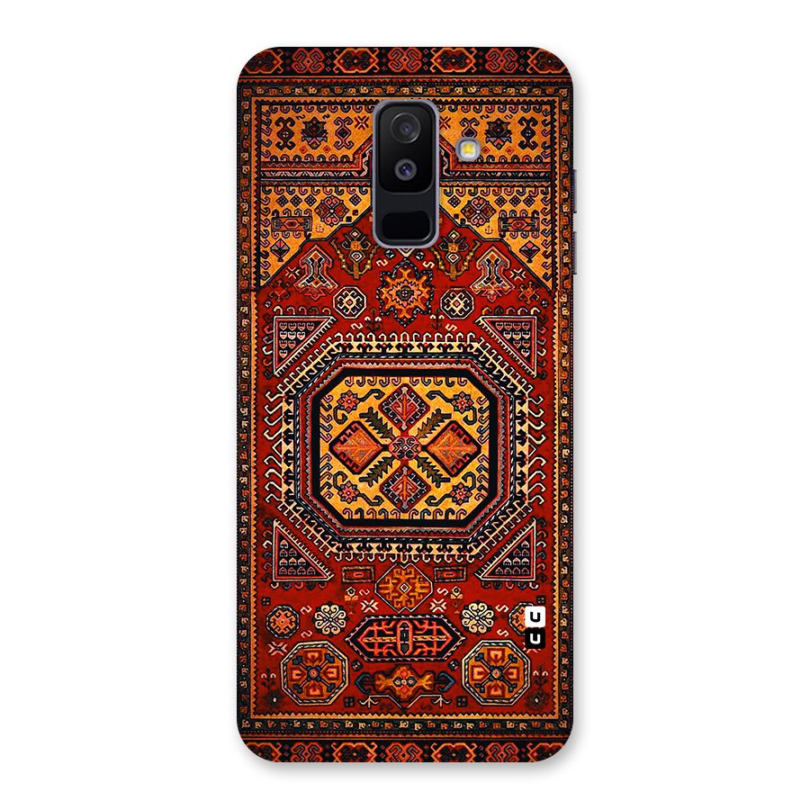 Classic Luxury Carpet Pattern Back Case for Galaxy A6 Plus