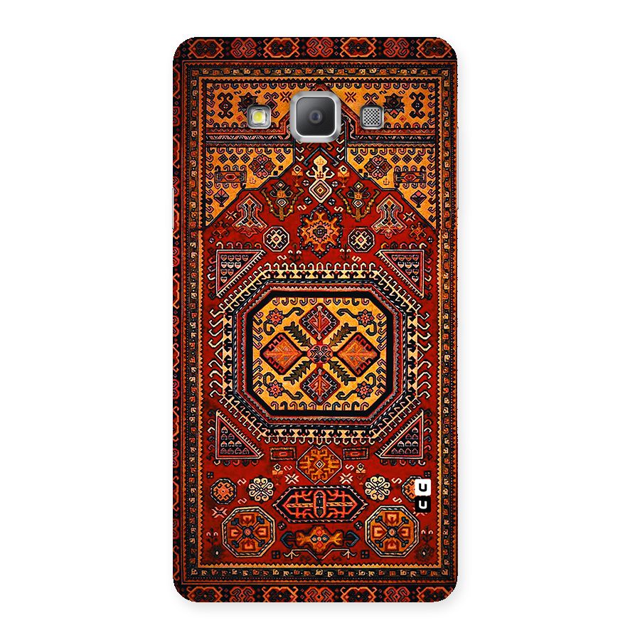 Classic Luxury Carpet Pattern Back Case for Galaxy A7