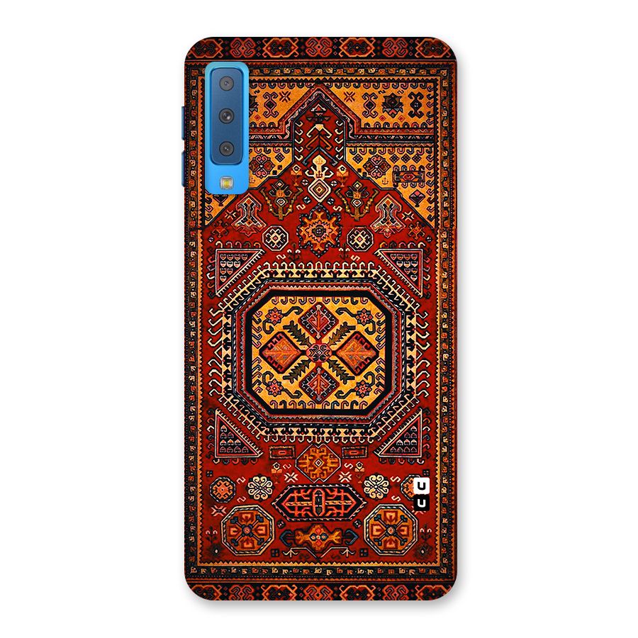 Classic Luxury Carpet Pattern Back Case for Galaxy A7 (2018)