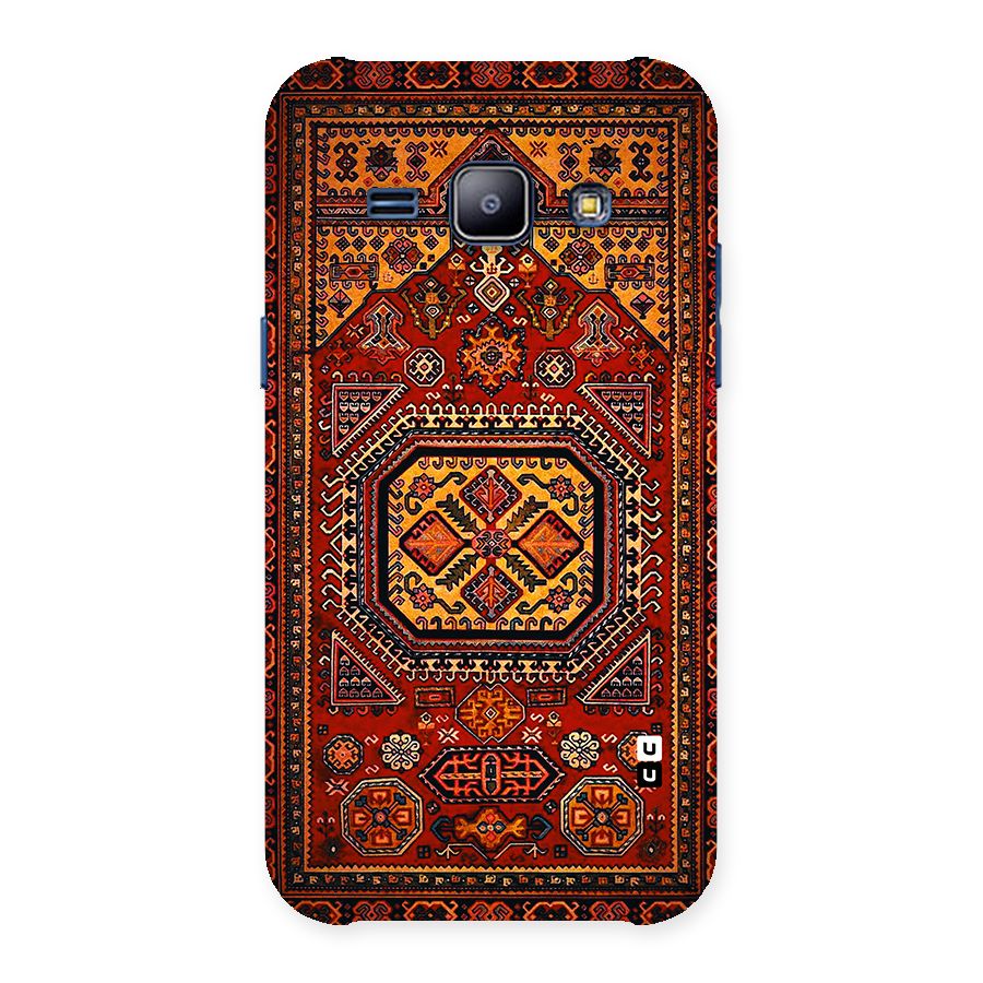 Classic Luxury Carpet Pattern Back Case for Galaxy J1