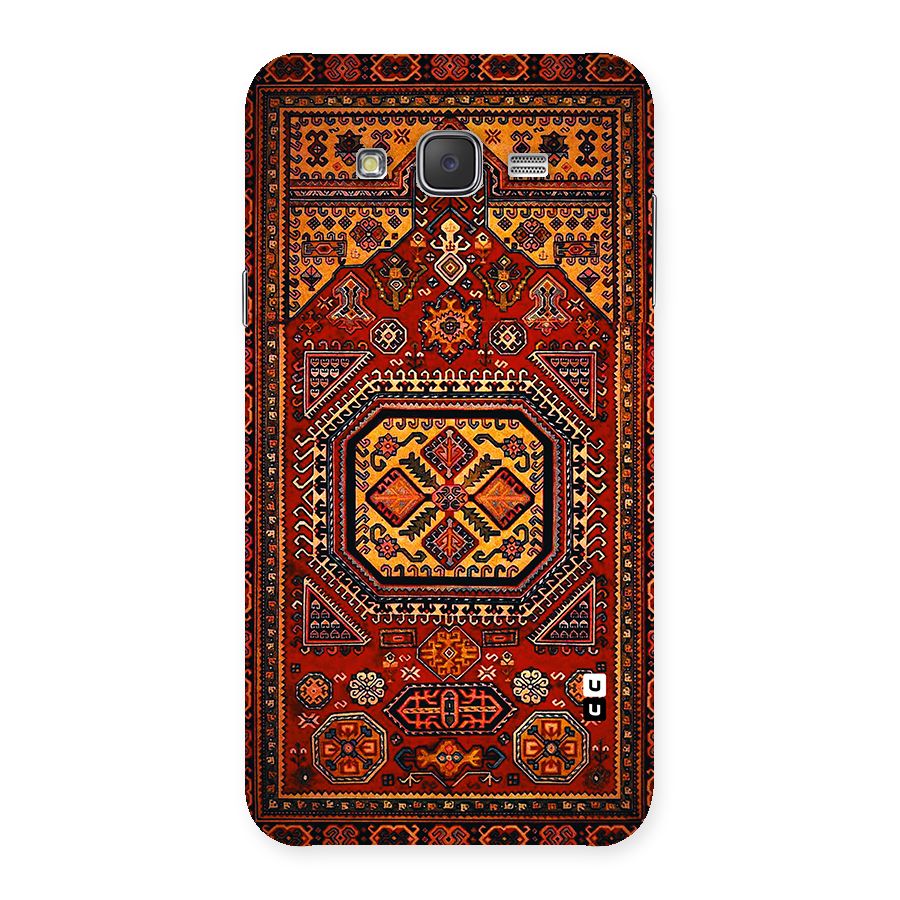 Classic Luxury Carpet Pattern Back Case for Galaxy J7