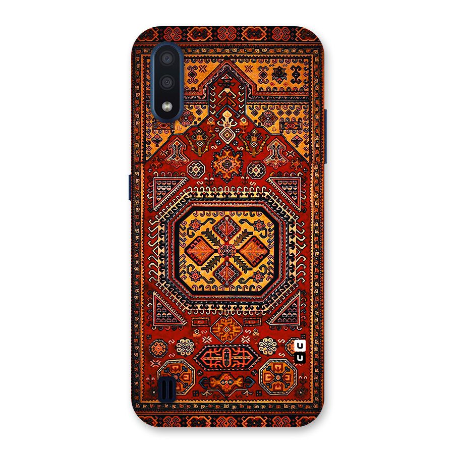 Classic Luxury Carpet Pattern Back Case for Galaxy M01