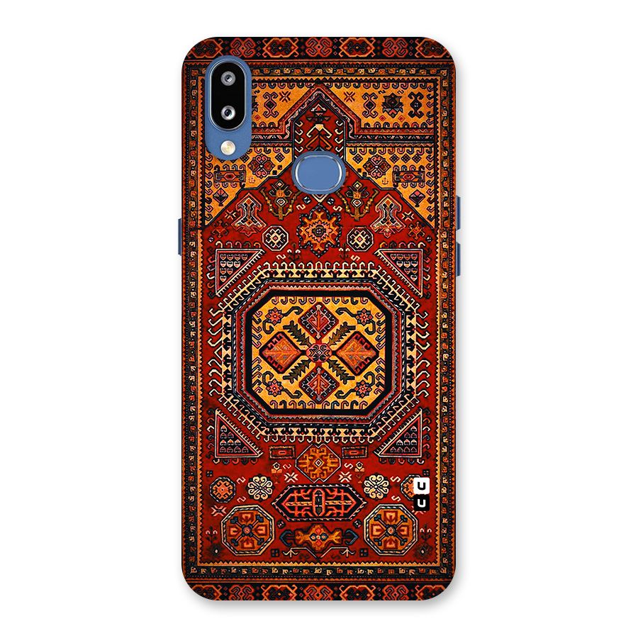 Classic Luxury Carpet Pattern Back Case for Galaxy M01s