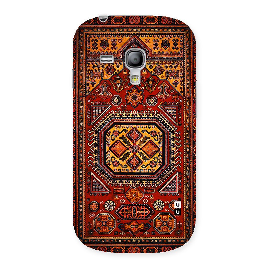 Classic Luxury Carpet Pattern Back Case for Galaxy S3 Mini