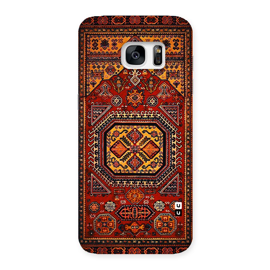 Classic Luxury Carpet Pattern Back Case for Galaxy S7 Edge