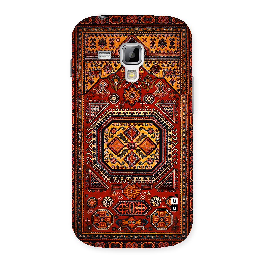 Classic Luxury Carpet Pattern Back Case for Galaxy S Duos
