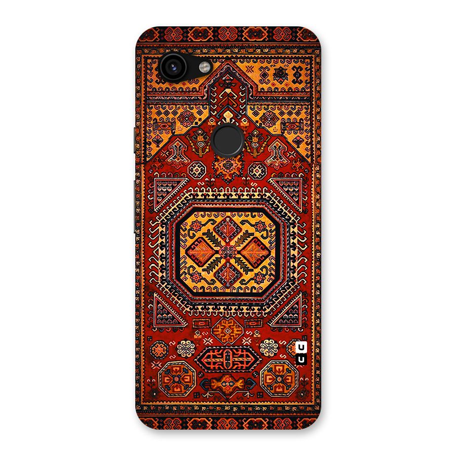Classic Luxury Carpet Pattern Back Case for Google Pixel 3a