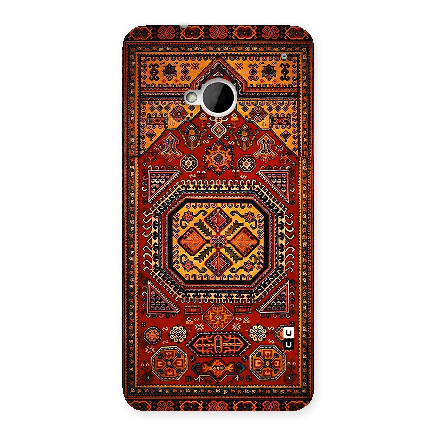 Classic Luxury Carpet Pattern Back Case for HTC One M7